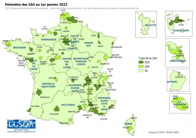 Carte des ZAS 2022-maj092022