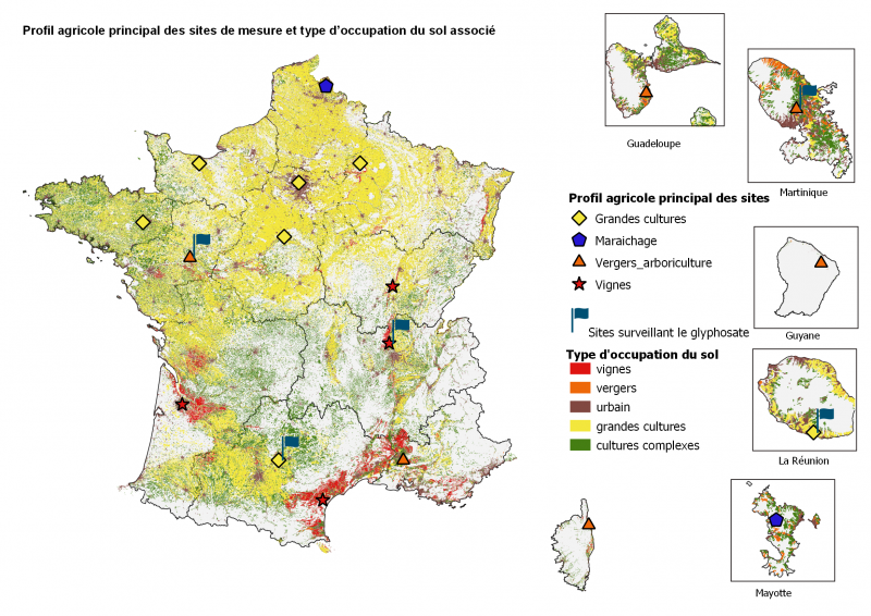 Carte profil agricole pesticides 